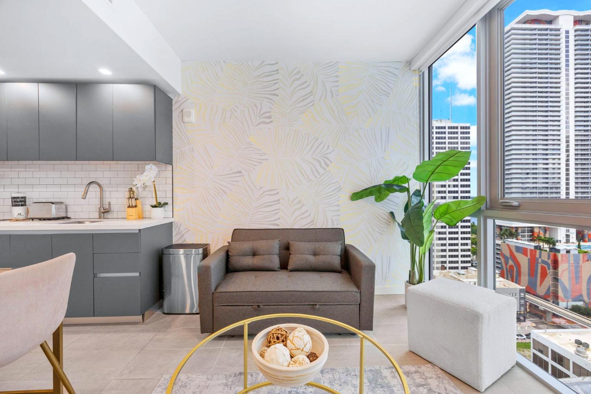 Stylish Stay In The Heart Of Miami - Walk To Bayside & Bayfront Park Exterior foto